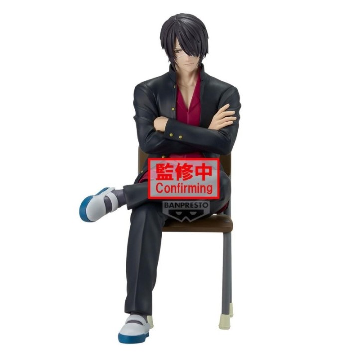 banpresto figura banpresto gintama mr.ginpachis zany class desk figure shinsuke takasugi