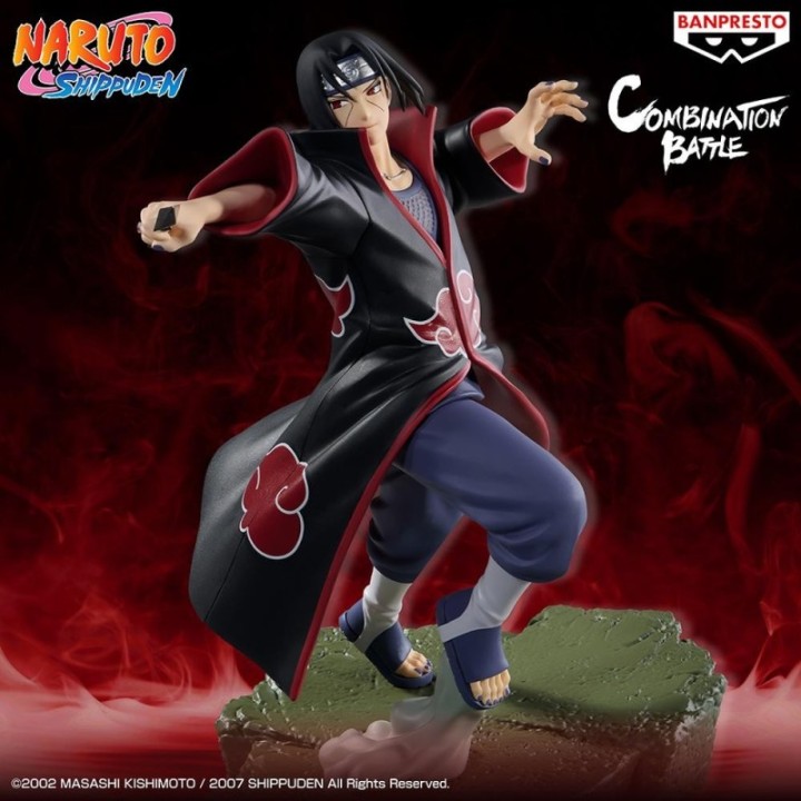 banpresto figura banpresto naruto shippuden combination battle itachi uchiha