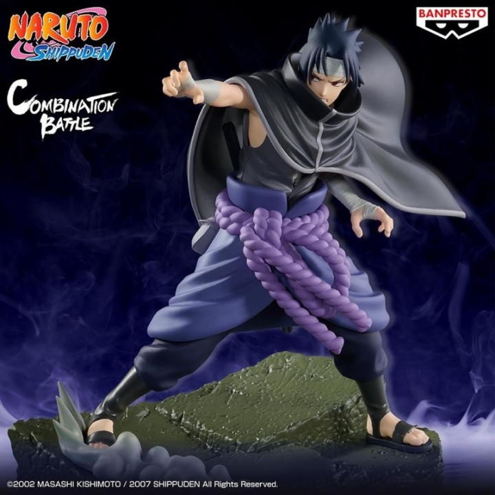 banpresto figura banpresto naruto shippuden combination battle sasuke uchiha