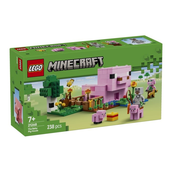 lego lego minecraft la casa   cerdo bebÃ©
