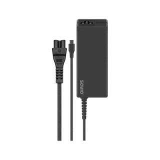 adaptador corriente savio usb c 65w za 01 negro power delivery 3.0 65w universal cable 2.4m