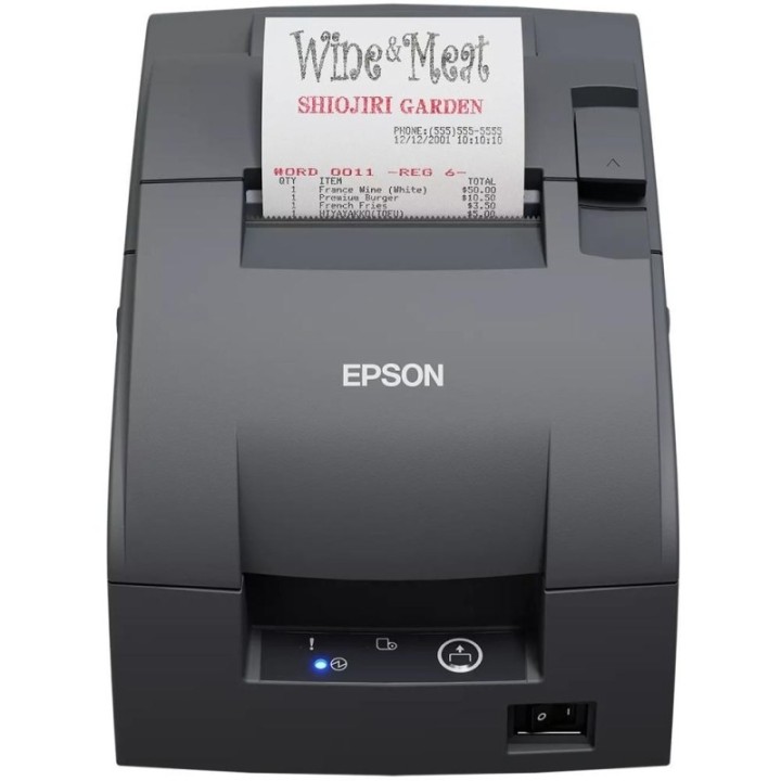 epson impresora ticket epson tm   u220iid rs232 negra