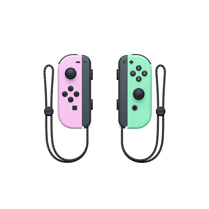 gamepad nintendo switch joy con morado verde pack mando izquierdo y derecho