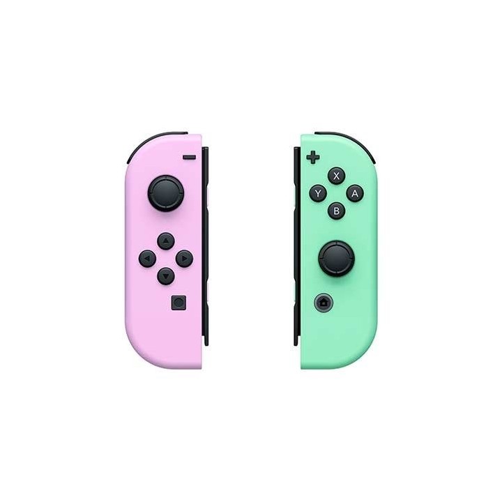 gamepad nintendo switch joy con morado verde pack mando izquierdo y derecho