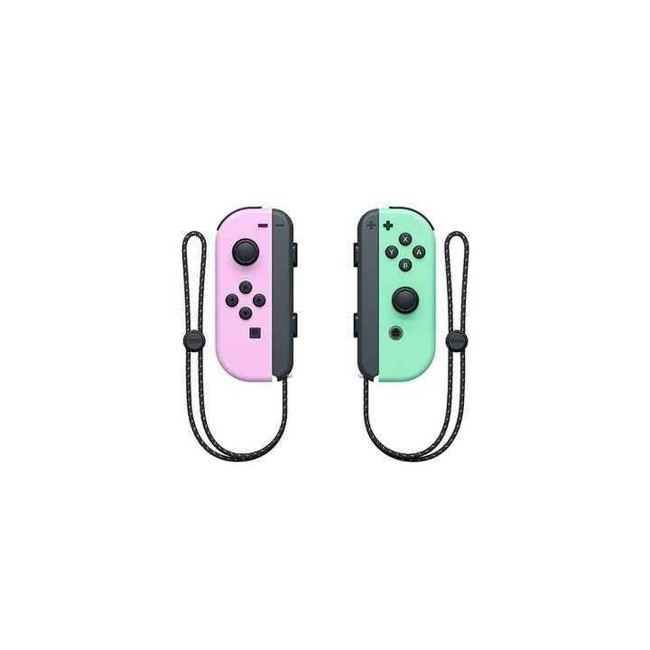 gamepad nintendo switch joy con morado verde pack mando izquierdo y derecho