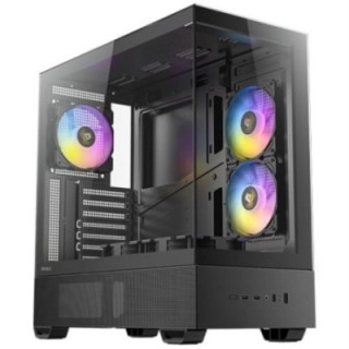 caja antec cx705 argb mid tower atx panoramica 270o 5xvent 120mm pwm