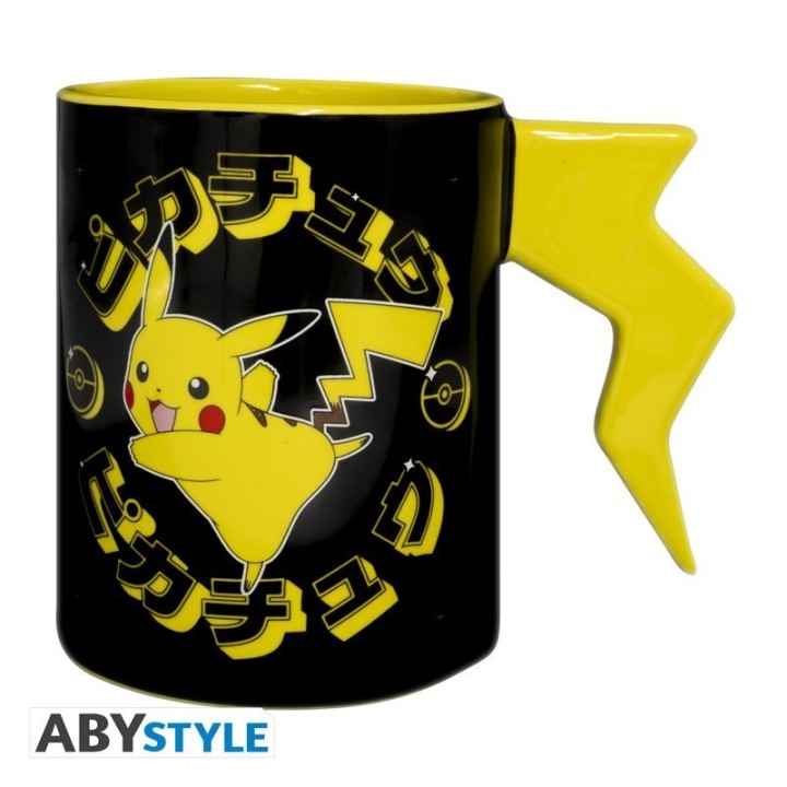 abystyle taza abystyle pokemon pikachu rayo