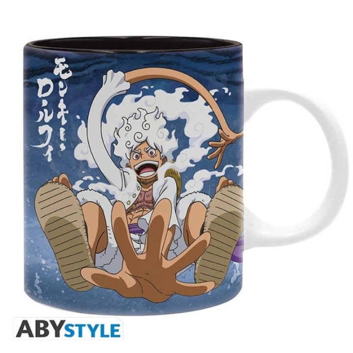 abystyle taza abystyle one piece luffy nika