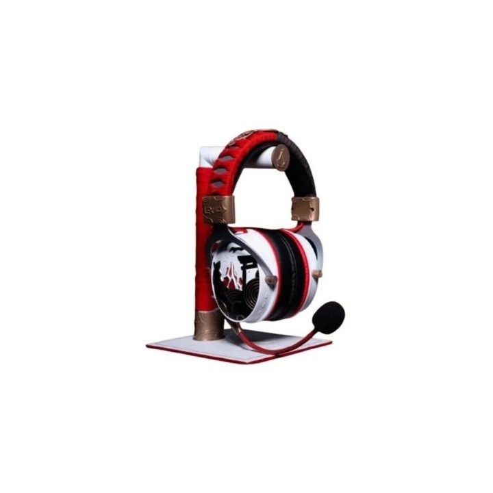 soporte auriculares lexip assassins creed shadows edicion especial estilo katana