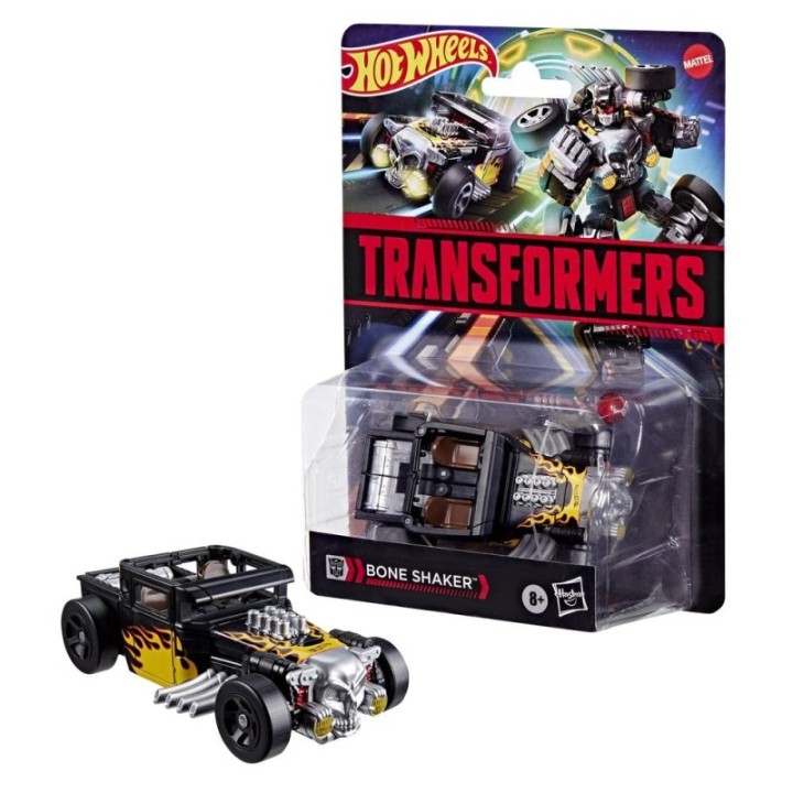hasbro coche hot wheels transformers bone shaker