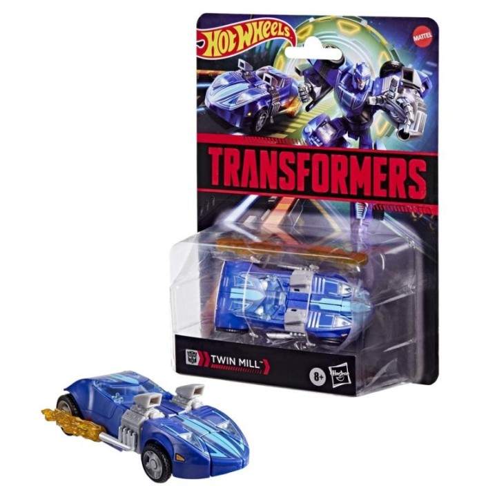 hasbro coche hot wheels transformers twin mill