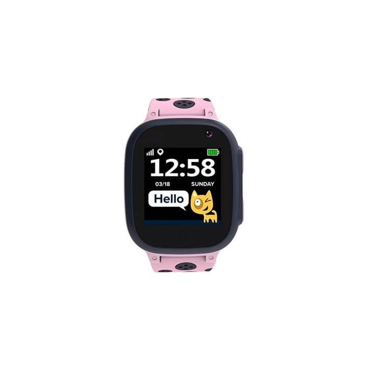 smartwatch canyon sandy kw 34 gray pink 1.44  lcd gps camara boton sos nano sim 2 dias