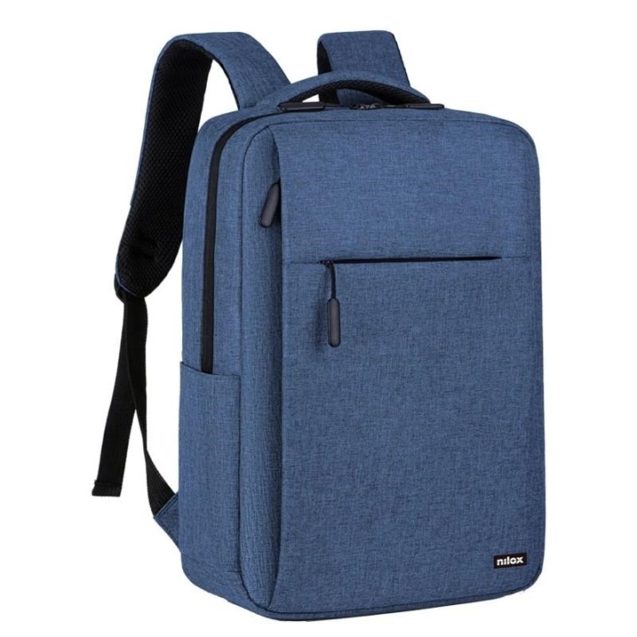 nilox mochila profesional 15.6" azul