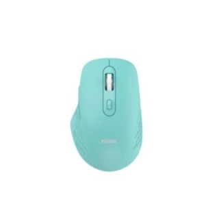 nilox raton dual wireless 1600dpi silen. cyan