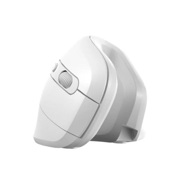 nilox nxmoev03 raton vertical wirelles sil. blanco