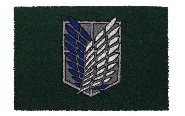 sd toys felpudo 60x40 cm emblema scout attack on titans