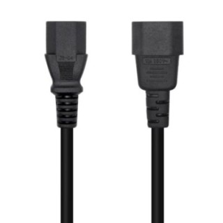 aisens cable alimentacion c13/h c14/m negro 1.5m