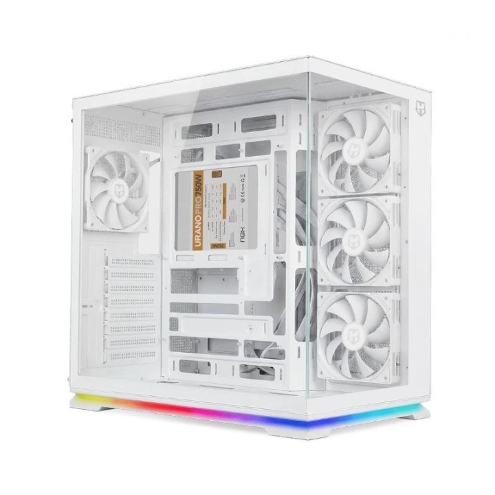 nox semitorre atx hummer galaxy argb blanca
