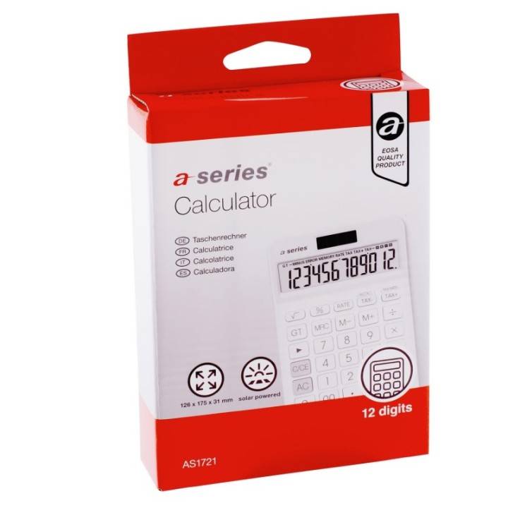 calculadora a series 12 digitos as1721