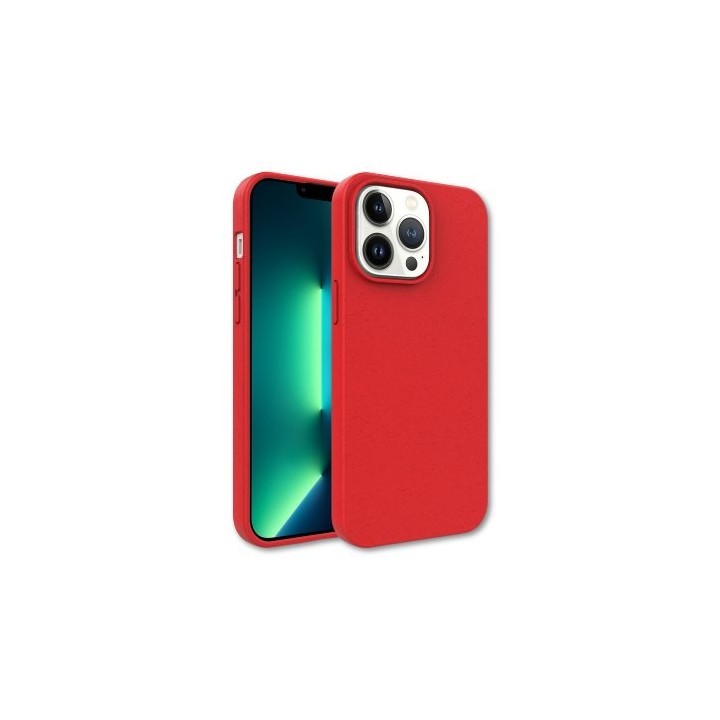 funda qcharx biodegradable iphone 17 pro rojo wheat straw tpu biodegradable libre bpa y toxicos