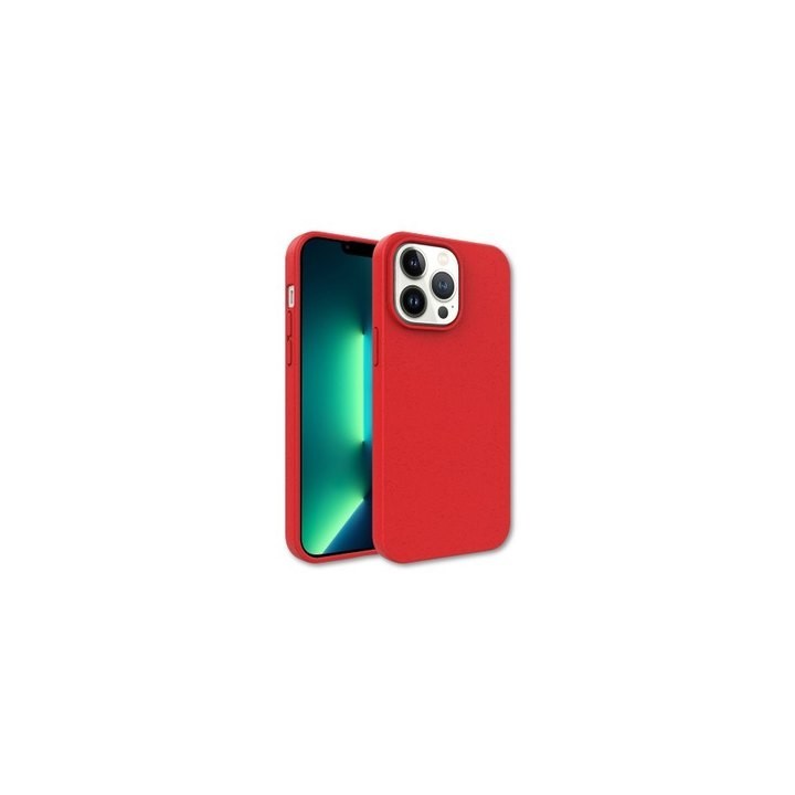 funda qcharx biodegradable iphone 17 pro rojo wheat straw tpu biodegradable libre bpa y toxicos