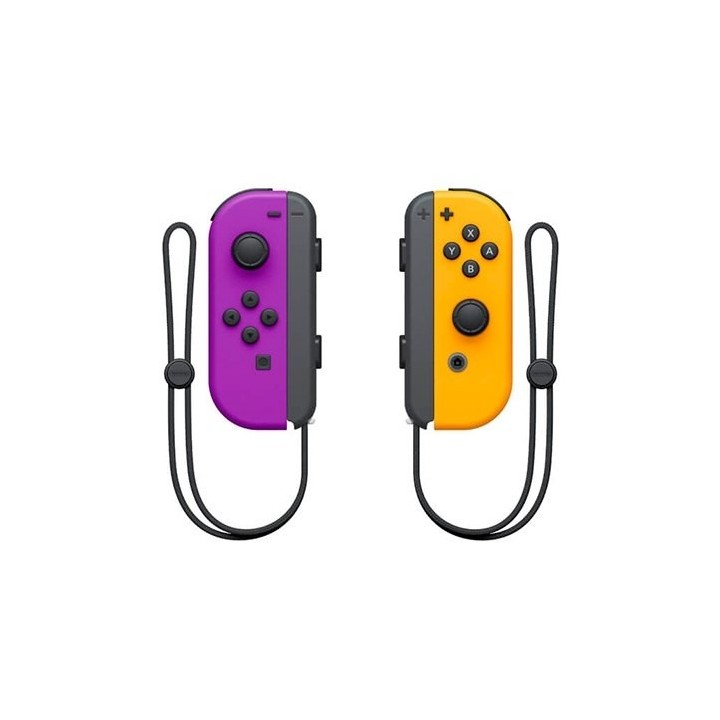 par de mandos joy con, derecho e izquierdo, con dos correas de los mandos joy con  grises . segÃ£on