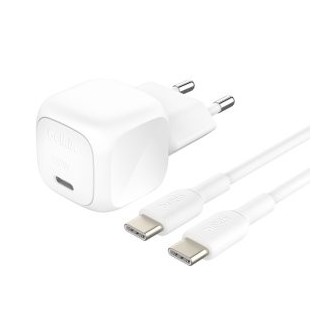 cargador usb belkin wca009kq1mwh b6 boost charge usb c 20w cable usb c incluido blanco
