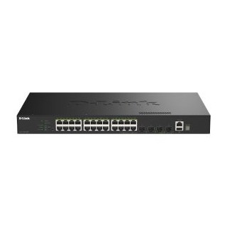 switch semigestionable d link stackable dgs 1530 28p 24p giga poe + 4p 10g sfp+