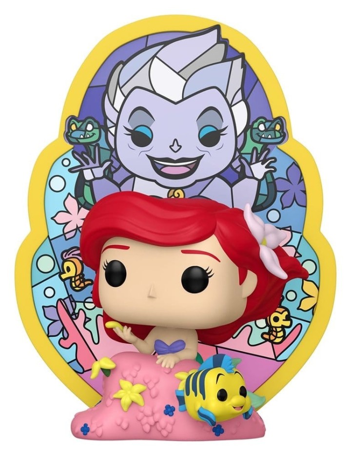 funko funko pop deluxe little mermaid ariel  glass
