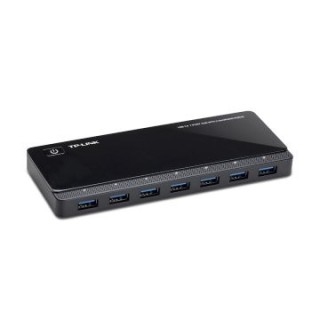 hub usb 3.0 tp link uh720 usb 3.0 7 puertos + 2 puertos de carga diseÃ£Âo escritorio con adptador d