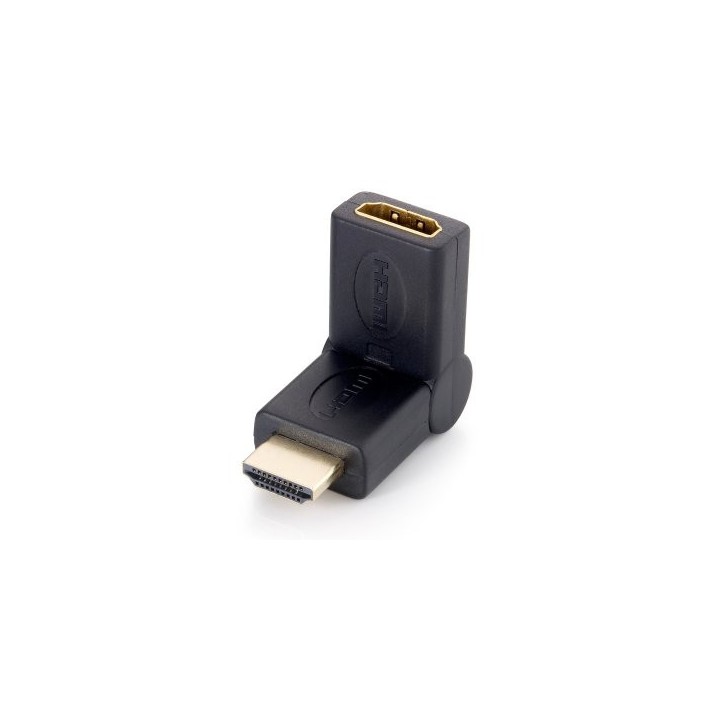 adaptador hdmi equip macho   hdmi hembra pivotante 45ao 118911