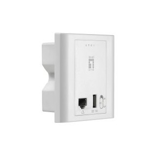 punto de acceso interior wifi level one wap 6221 300n poe para montaje en pared caja 86mmx86mm puert