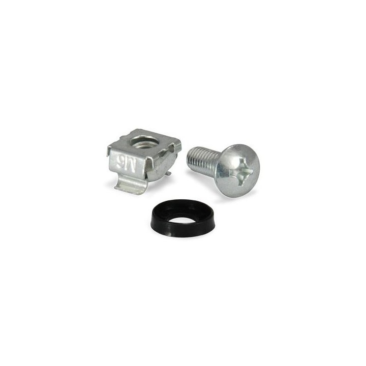 kit tornilleria m6 para armario rack 19" 50 uds