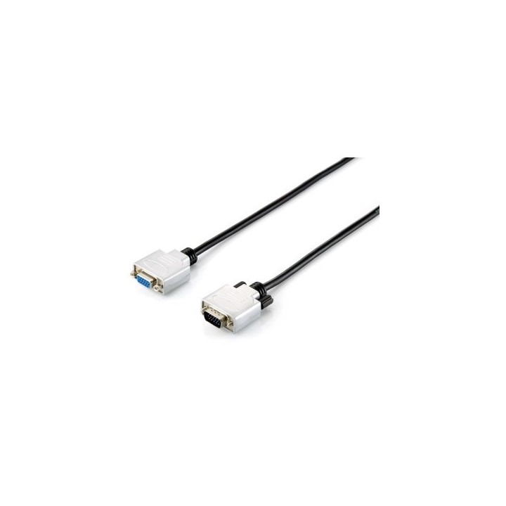 cable alargo svga equip 3coax macho   hembra 5m hq carcasas metalicas 118852