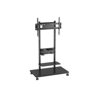 soporte de suelo con ruedas equip 650635 para pantalla de 50"   90" max vesa 600x400 60kg tablero