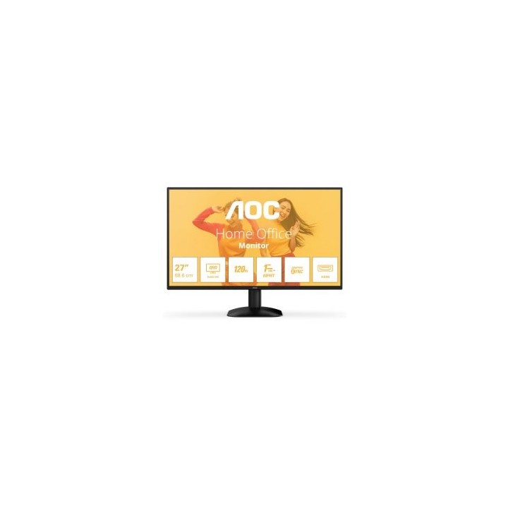 monitor 27" dp hdmi aoc q27b35s3 ips qhd 2560x1440 4ms 120hz vesa 100x100 negro