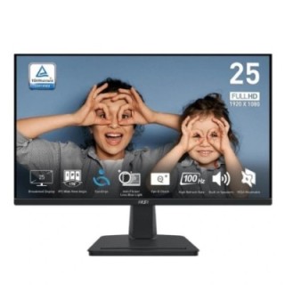 msi mp251 monitor 24.5" ips fhd 16 9 100h vga hdmi
