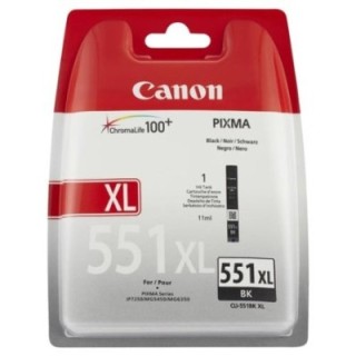 tinta canon cli 551xlbk negro alta capacidad