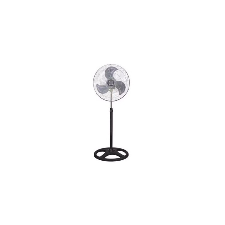 ventilador de pie ag 1802 negro 3 velocidades 70w aspas de aluminio oscilancion pie 18"