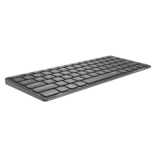 teclado rapoo wireless y bluetooth e9600m 2.4ghz bt 3.0 5.0 diseÃ£Âo ultrafino compacto bateria gri