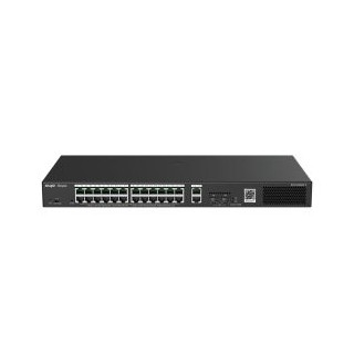 switch gestionable l2 ruijie rg es228gs p 28p 26xrj45 gb 2xsfp ge 24xpoe 370w gestion en la nube