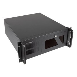 caja rack 19" 4u unyka uk4229 evo forntal con puerta de seguridad filtro antipolvo usb 3.0 sin fuen