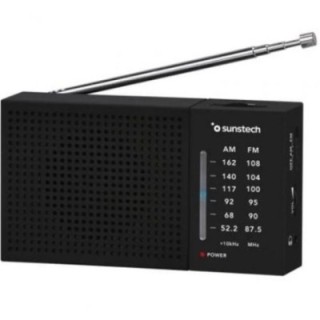 radio portatil analogica sunstech rps412bk negro