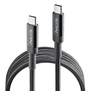 cable usb c a usb c 3m ngs knot65w 3 de 3m de longitud 65w