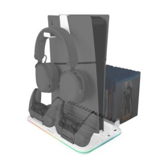 soporte multifuncion para ps5 mars gaming mps5 b2 iluminacion rgb sistema de refrigeracion cargador