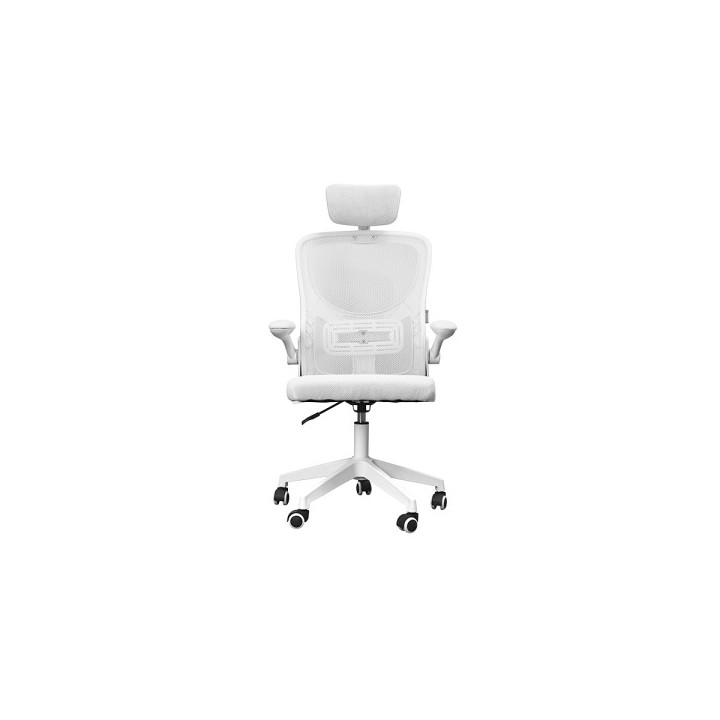 silla ergonomica mars gaming mgcergoplusw blanco malla transpirable reposacabezas