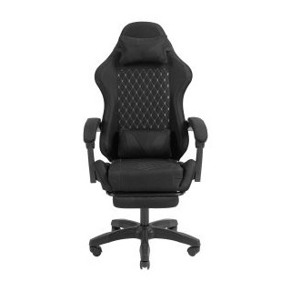 silla gamer mars gaming mgcxfgrb negra reclinable reposabrazos ajustable reposapies cojines acabado