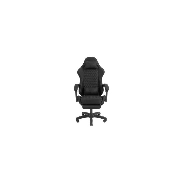 silla gamer mars gaming mgcxfgrb negra reclinable reposabrazos ajustable reposapies cojines acabado