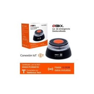 baliza de emergencia v16 ebox geolocalizada homologada datos hasta 12/2038