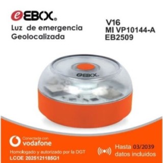 luz de emergencia ebox v16iot eb2509 baliza luz de emergencia homologada por la dgt